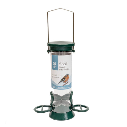 CJ Wildlife Metal Seed Feeder - Premium Seed Feeders  - Just £11.80! Shop now at Gala Wildlife